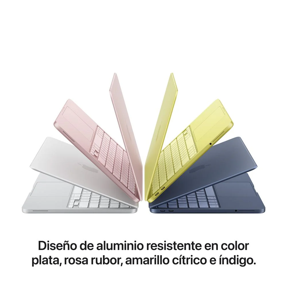 MacBook Neo de 13 pulgadas: Chip A18 Pro de Apple con CPU de 6 núcleos y GPU de 5 núcleos, Magic Keyboard con Touch ID, 512 GB SSD - Amarillo cítrico - Image 3