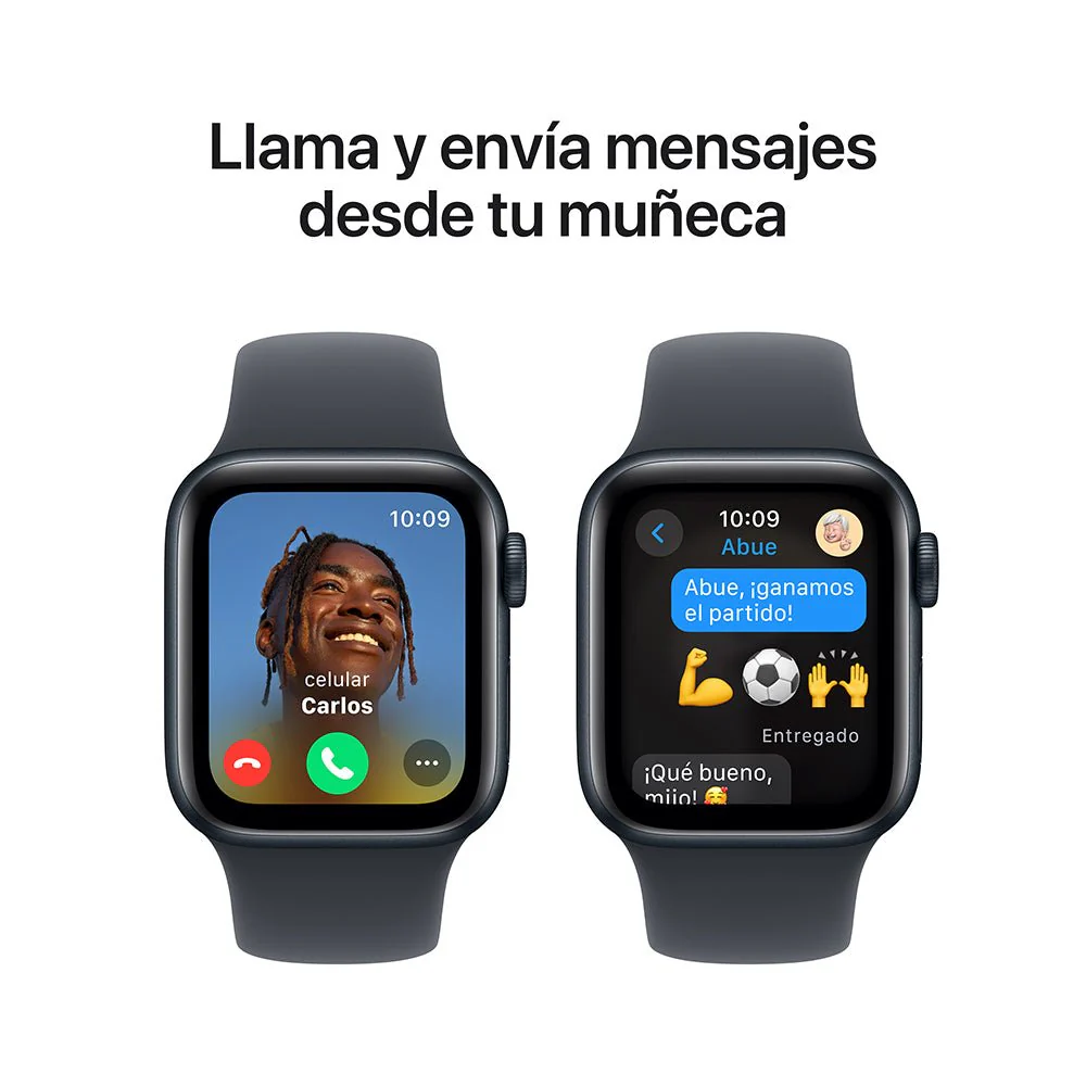 Apple Watch SE GPS • Caja de aluminio color medianoche de 40 mm • Correa deportiva color medianoche - S/M - Image 4