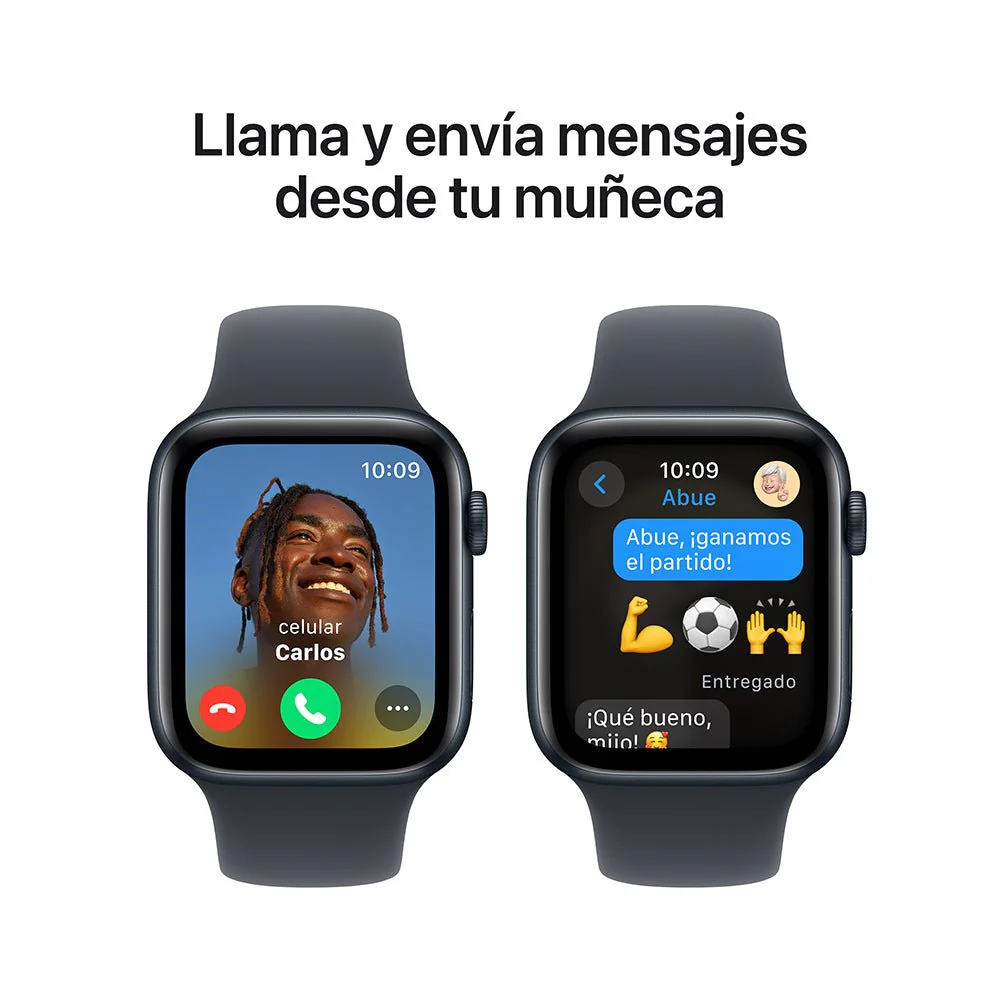 Apple Watch SE GPS • Caja de aluminio color medianoche de 44 mm • Correa deportiva color medianoche - M/L - Image 4