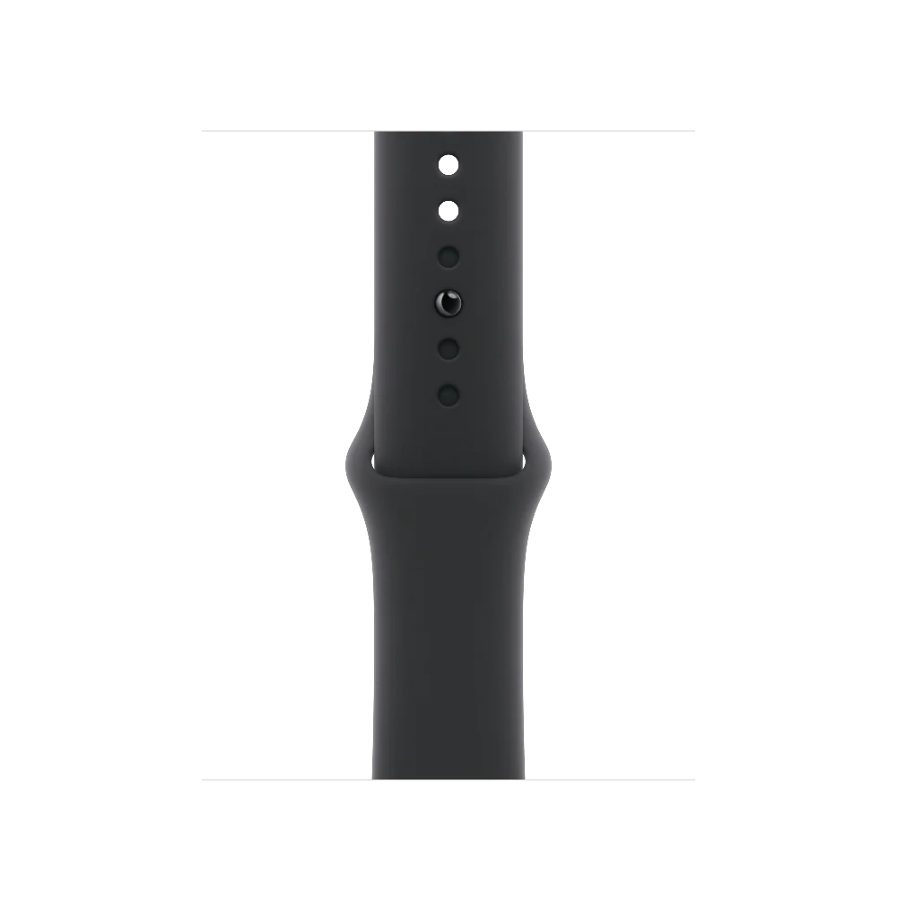 Correa deportiva negra para caja de 42 mm - S/M