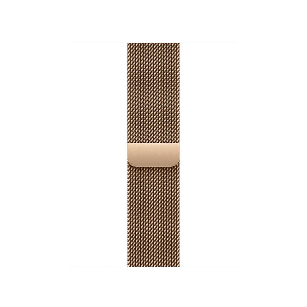 Correa estilo milanés color oro para caja de 42 mm