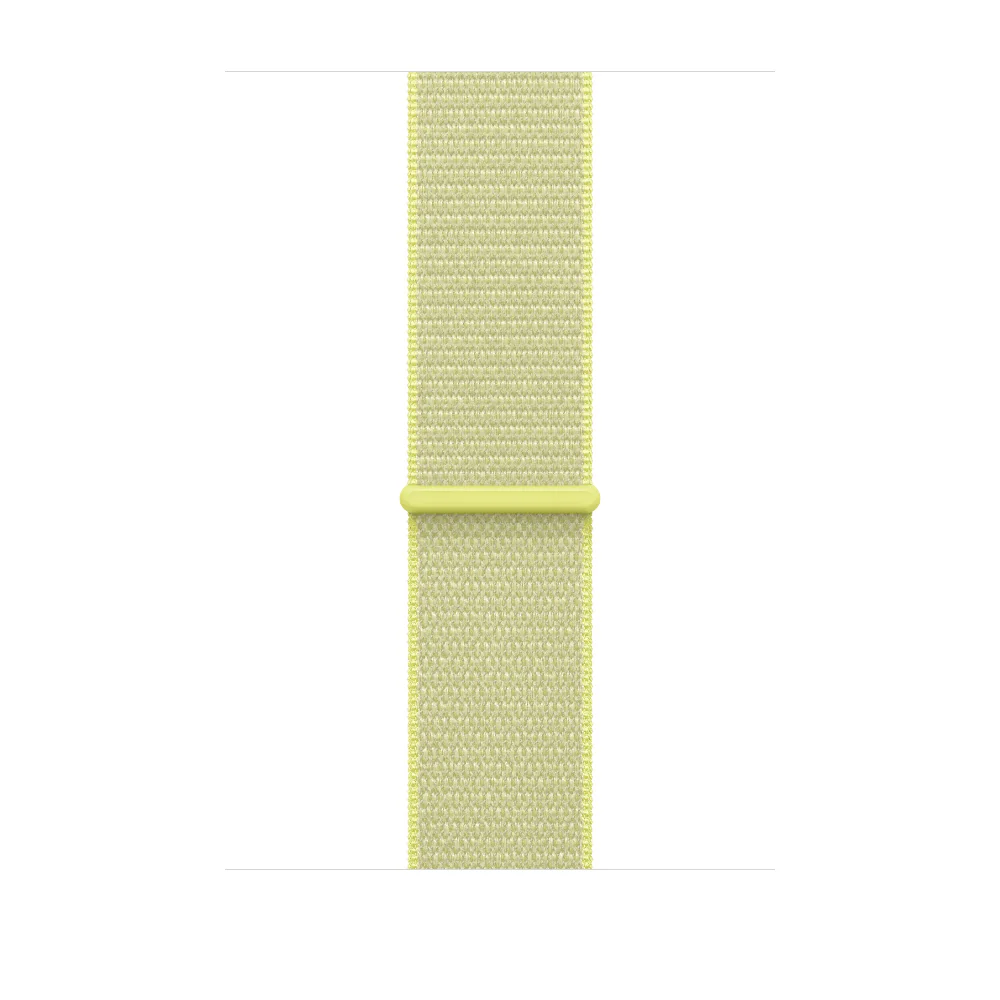 Correa loop deportiva amarillo neón para caja de 46 mm