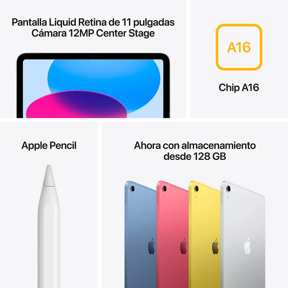 iPad Wi-Fi + Cellular 128 GB - Azul (A16) - Image 7