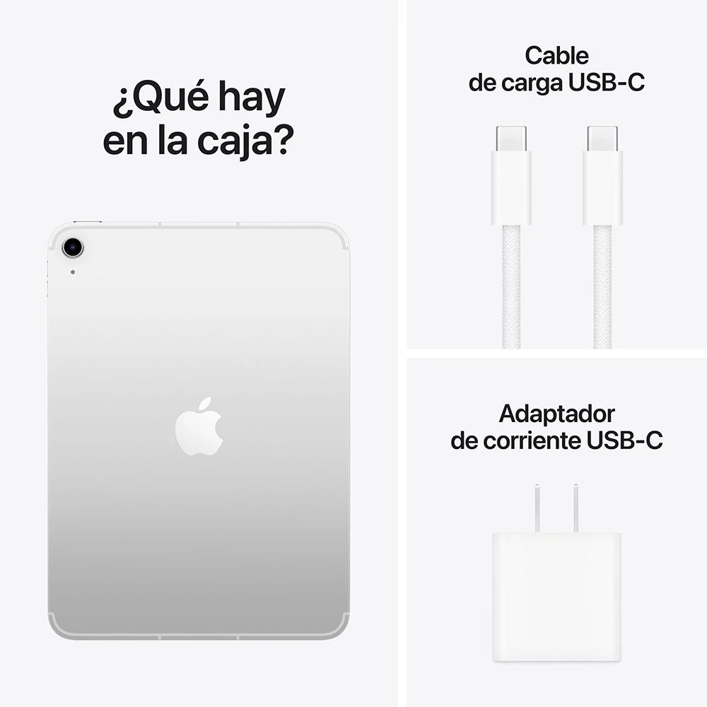 iPad Wi-Fi + Cellular 256 GB - Plata (A16) - Image 8