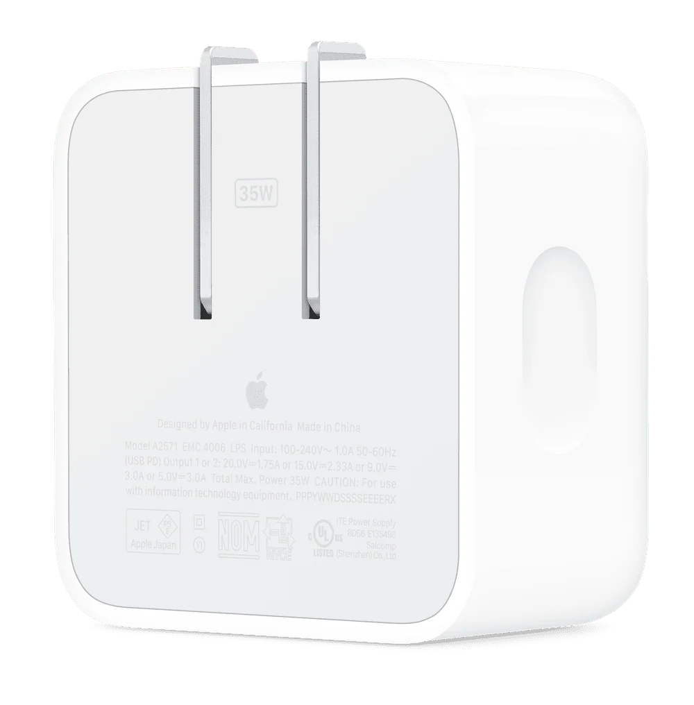 Adaptador de corriente compacto de 35 W con dos puertos USB-C - Image 4
