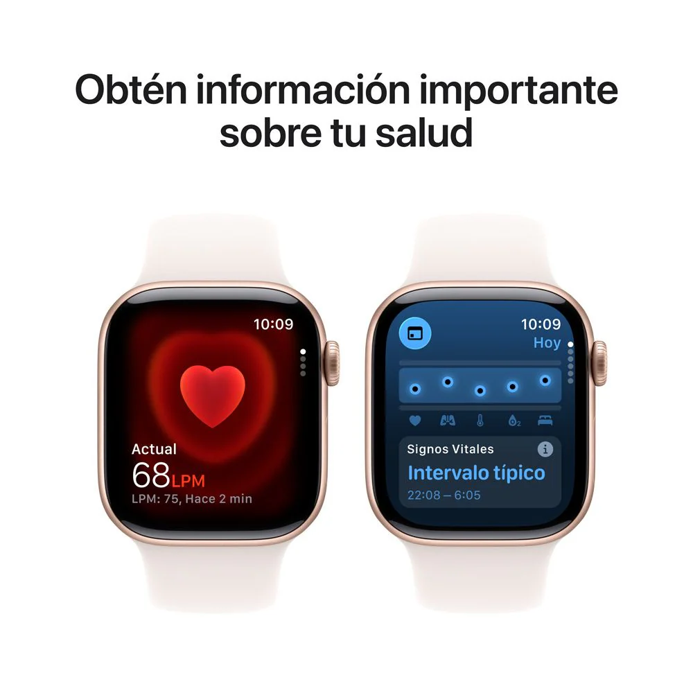 Apple Watch Series 11 GPS • Caja de aluminio color oro rosa de 42 mm • Correa deportiva rosa rubor – M/L - Image 5