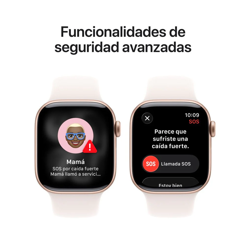 Apple Watch Series 11 GPS • Caja de aluminio color oro rosa de 42 mm • Correa deportiva rosa rubor – M/L - Image 6