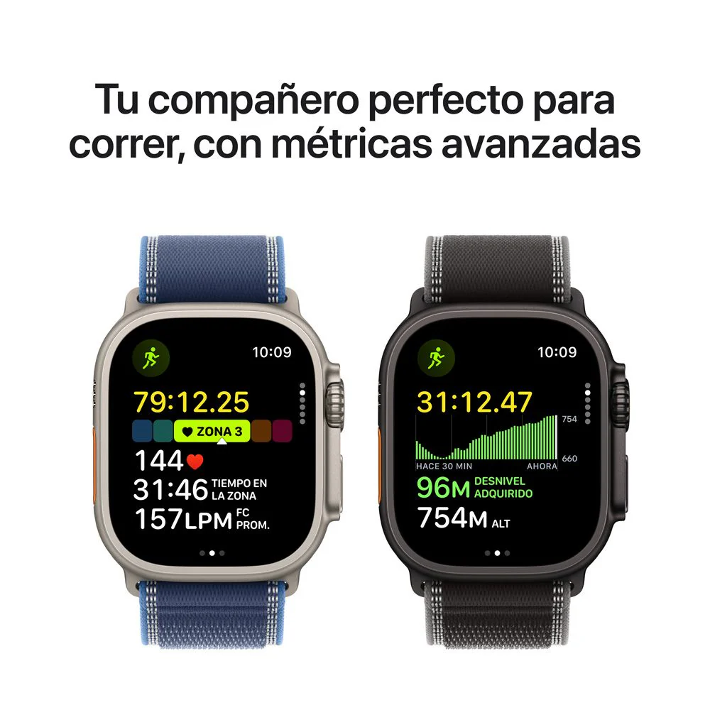 Apple Watch Ultra 3 GPS + Cellular • Caja de titanio natural de 49 mm • Correa estilo milanés de titanio natural - M - Image 4