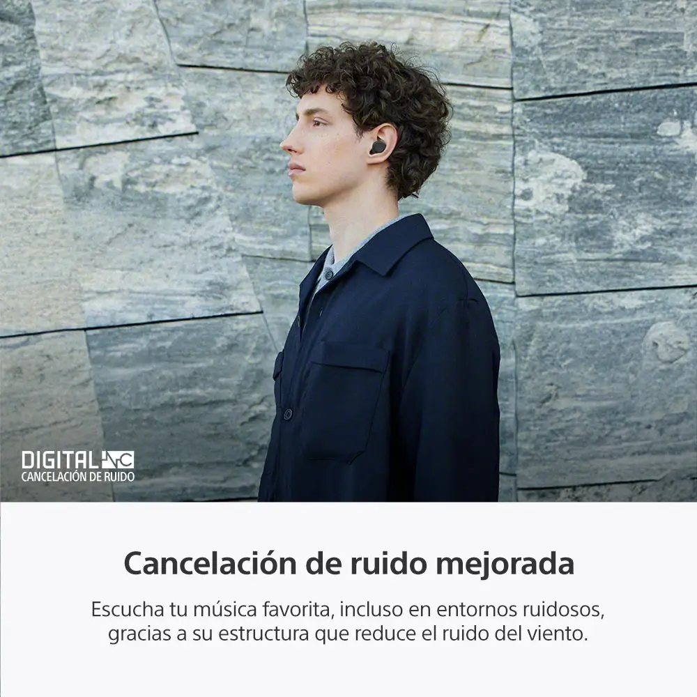 Audífonos Sony Inalambricos con Cancelacion de Ruido In Ear WF-C710N - Negro - Image 5