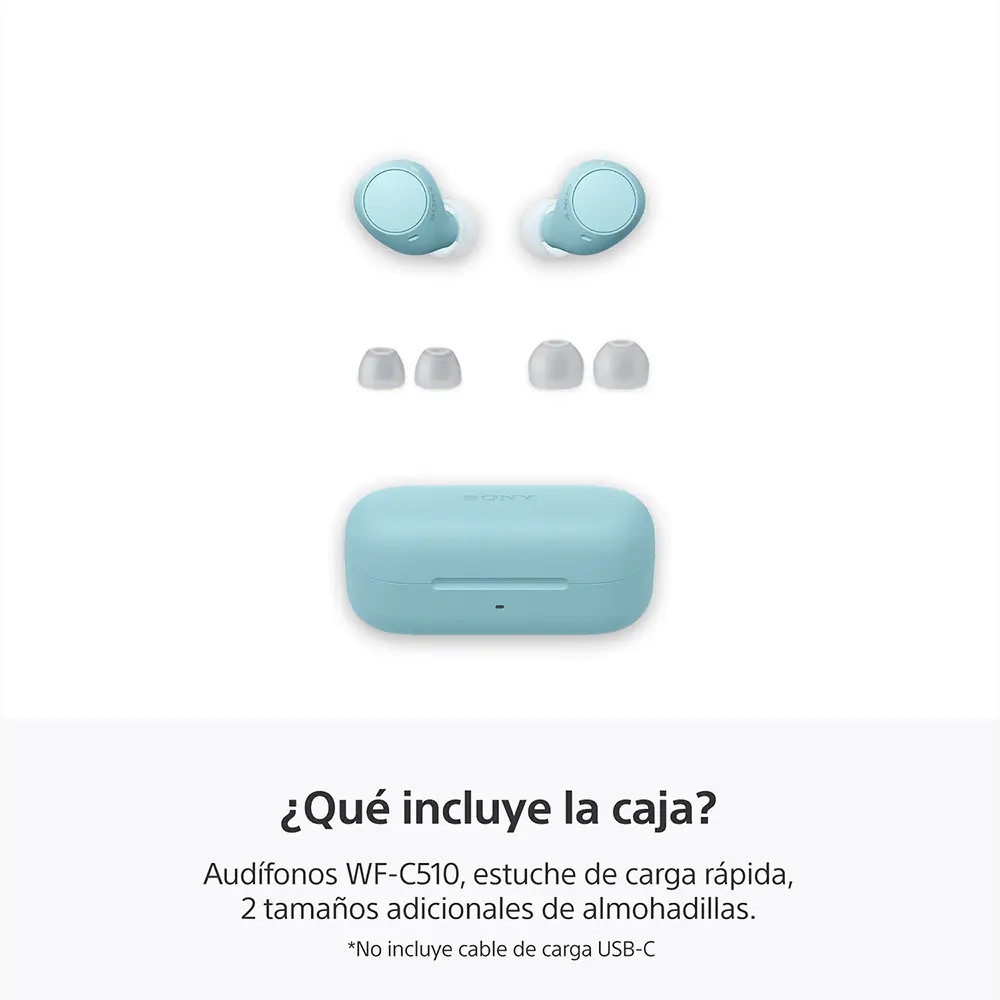 Audífonos Sony Inalambricos In Ear WF-C510 - Azul - Image 8