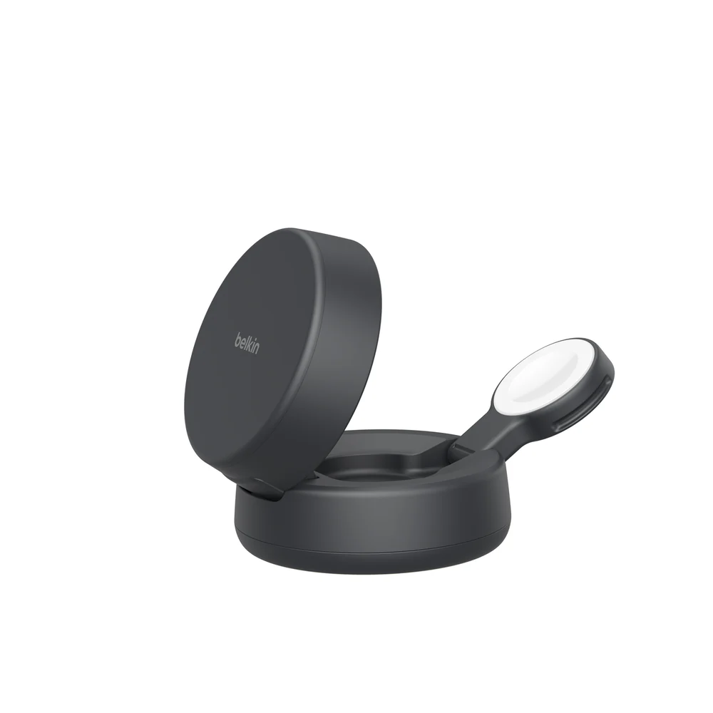 Base de Carga inalámbrica Belkin Qi2 25W 2 en 1 Ultra Charge Pro - Gris - Image 2