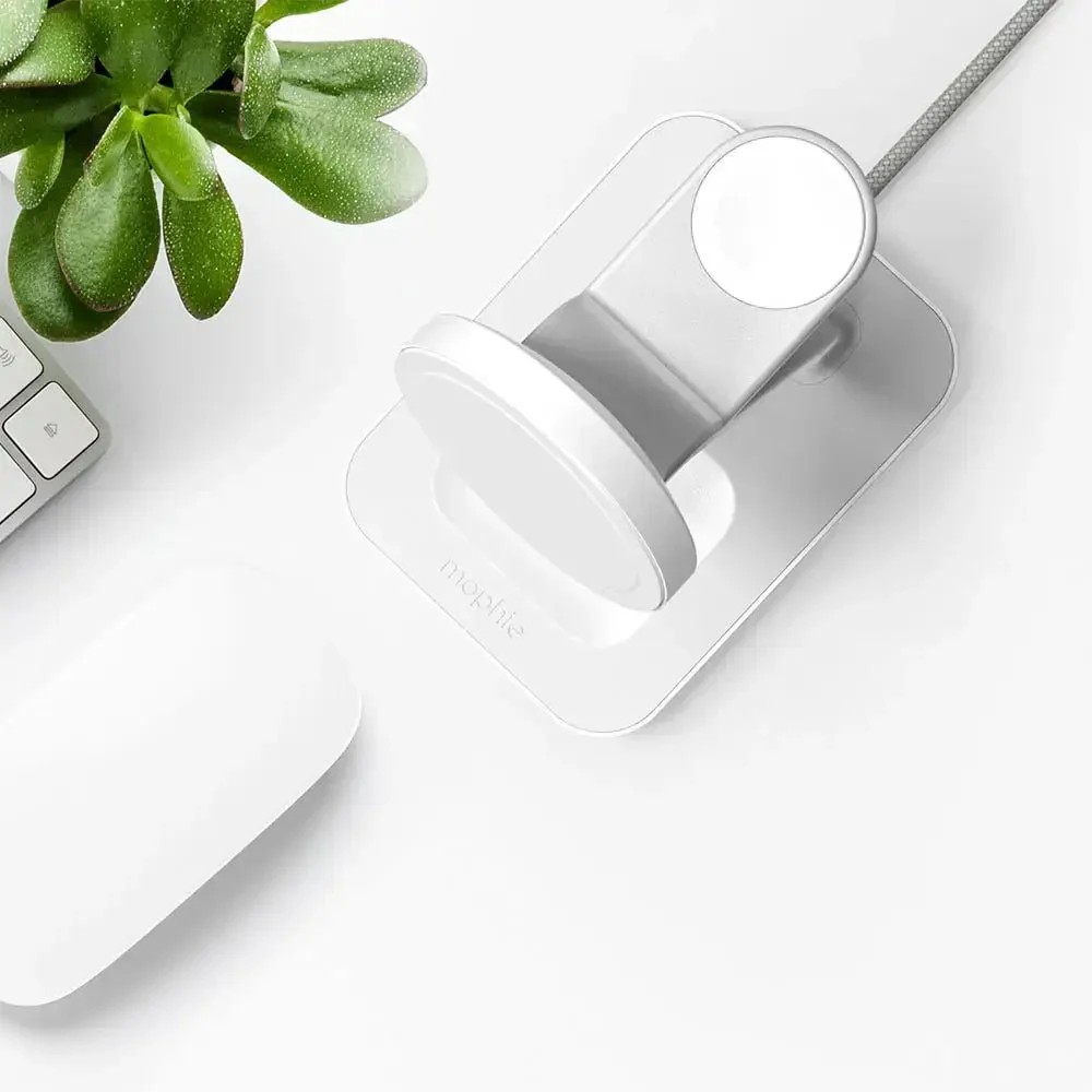 Base de Carga Inalambrico Mophie Qi2 con MagSafe 3 en 1 - Blanco - Image 8