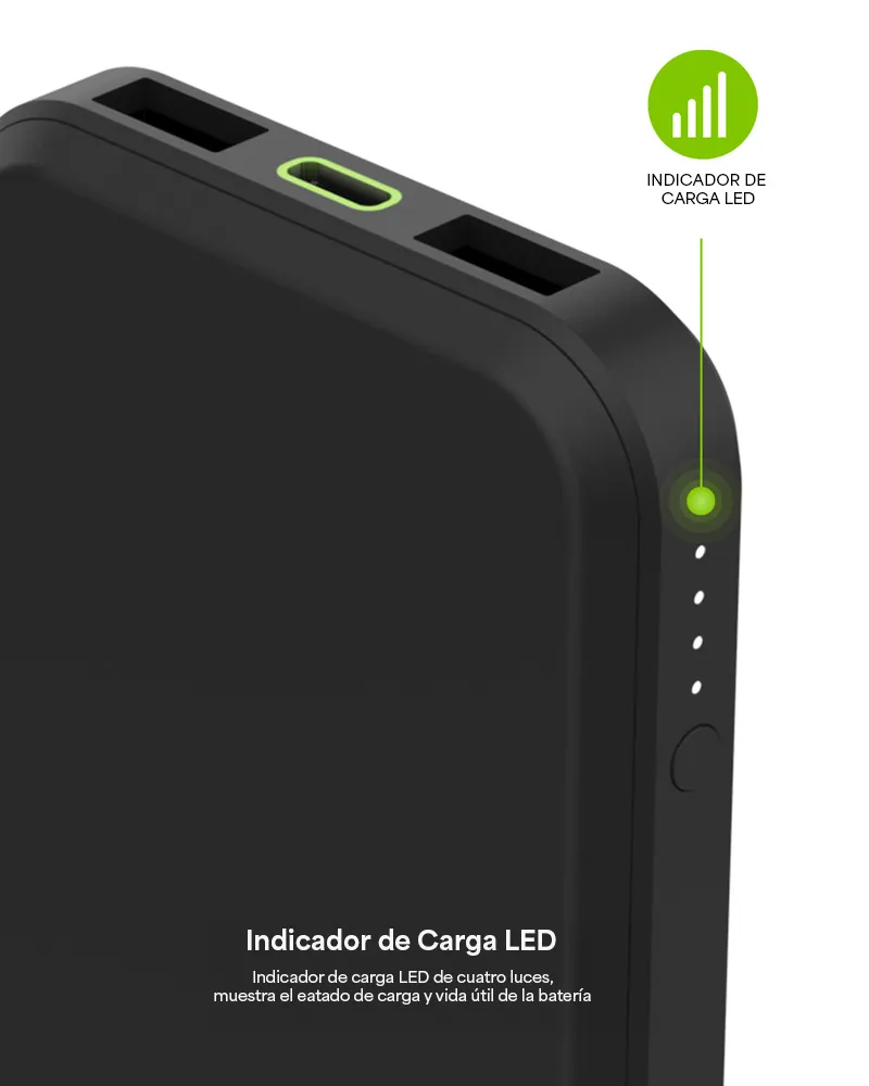 Batería externa Mophie Prime 10,000 mAh - Negro - Image 6