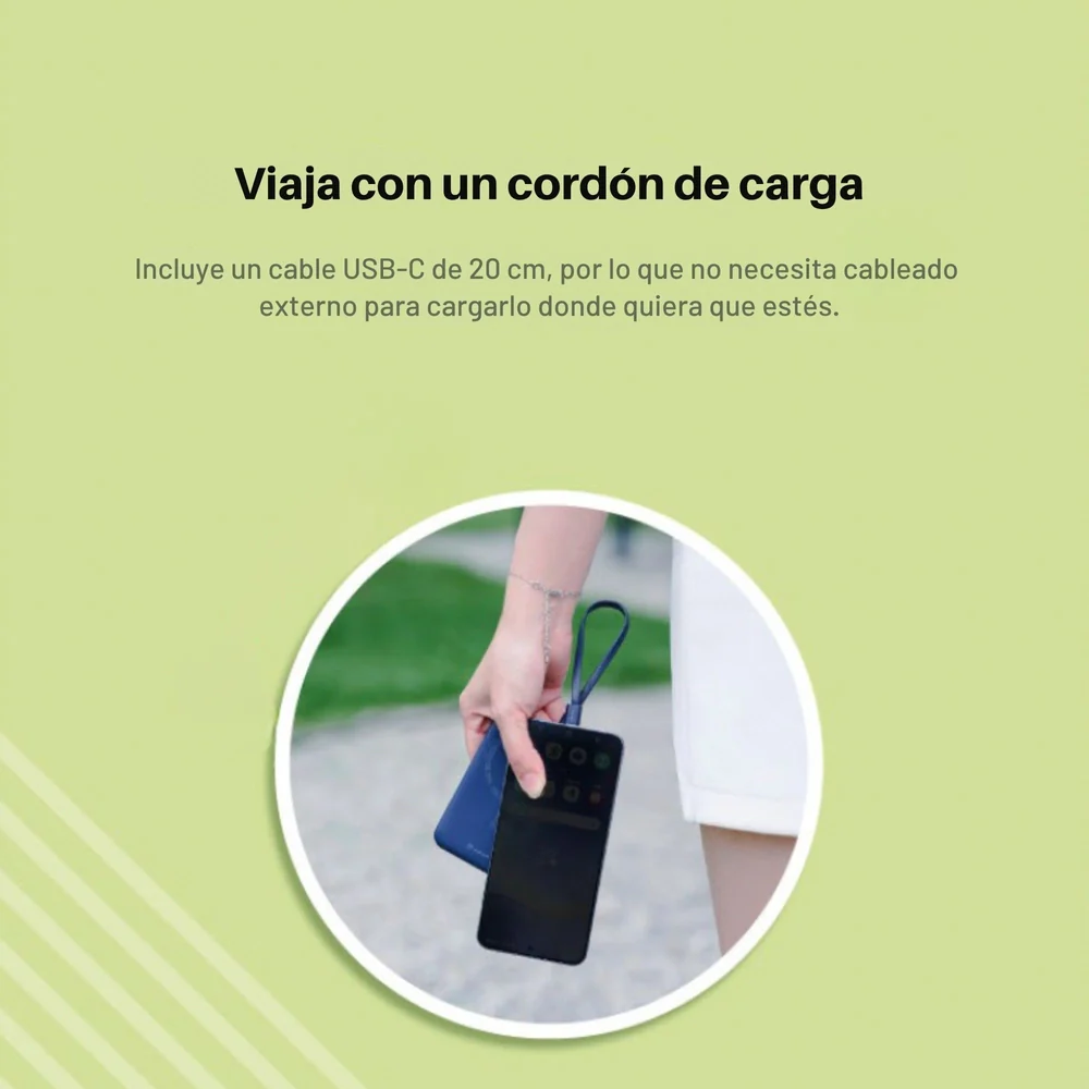 Batería portátil Adam Elements VIONTA C2 Pro, 8 en 1 de 10,000mAh - Azul Noche - Image 13
