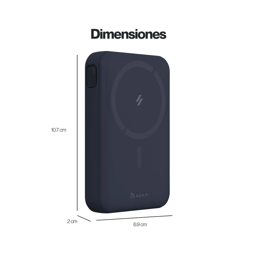 Batería portátil Adam Elements VIONTA C2 Pro, 8 en 1 de 10,000mAh - Azul Noche - Image 15