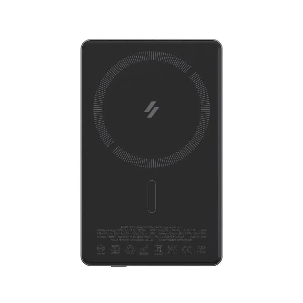 Batería magnética Adam Elements Gravity C5 - 5,000mAh - Gris - Image 3