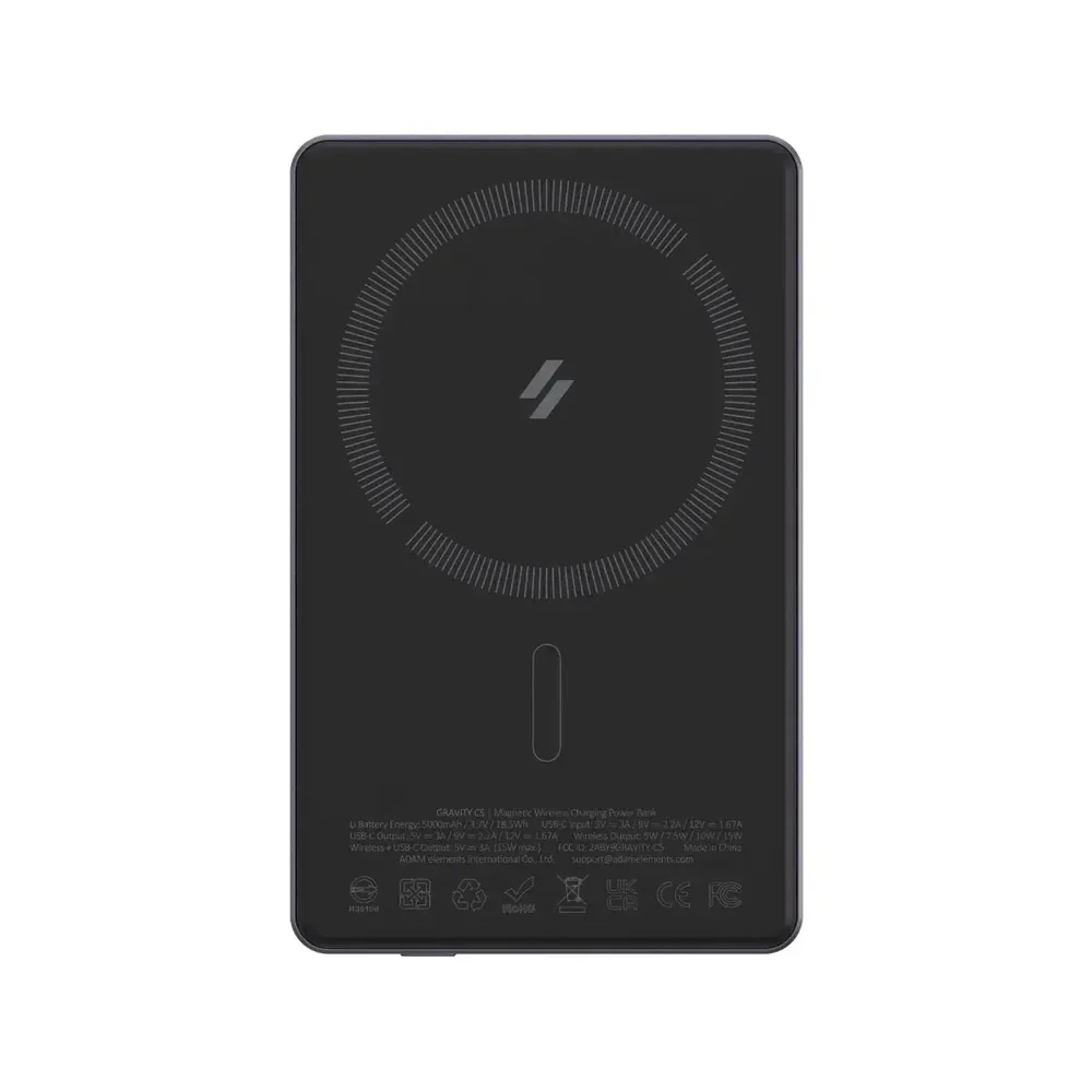 Batería magnética Adam Elements Gravity C5 - 5,000mAh - Púrpura - Image 3