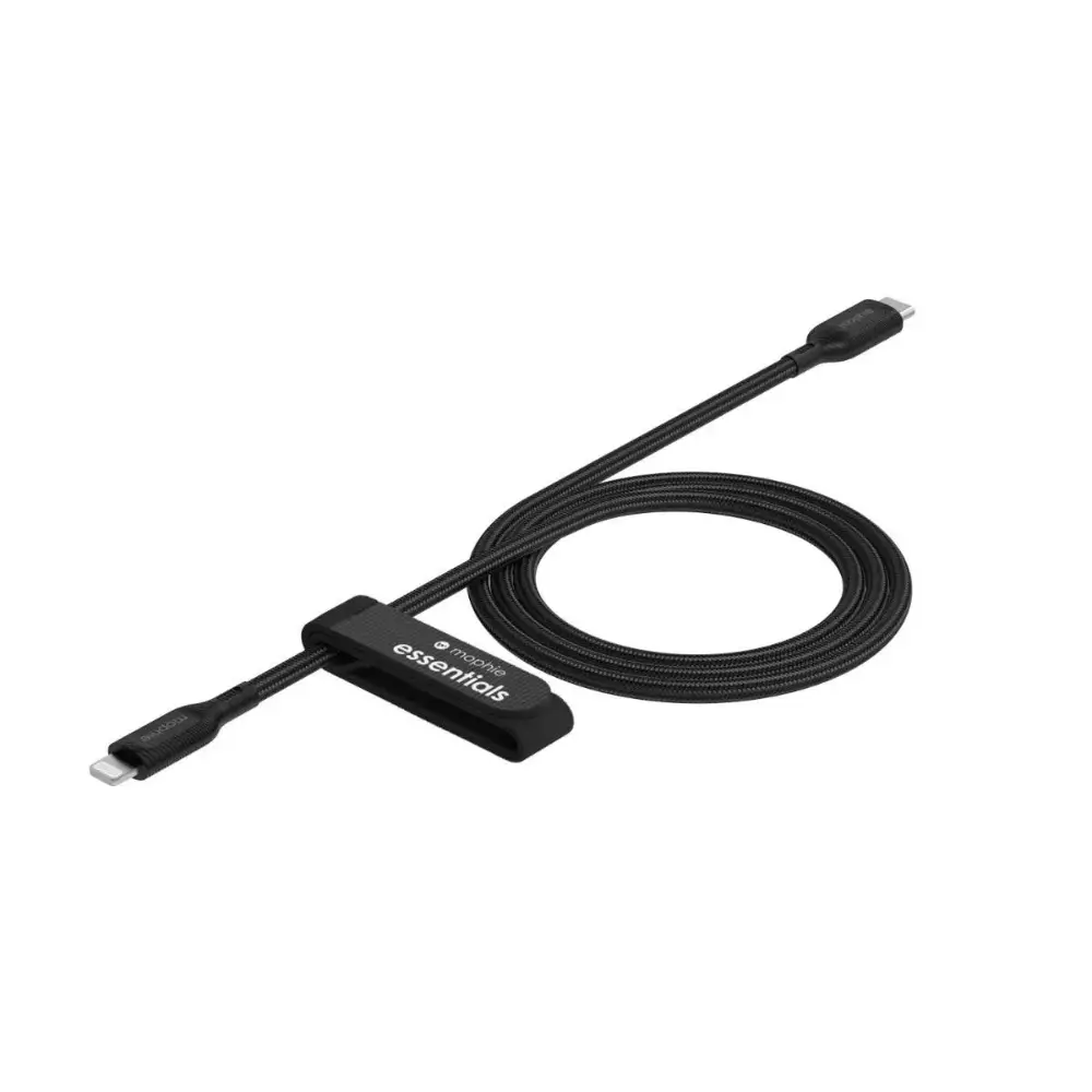 Cable Mophie trenzado USB-C a Lightning 60w 2m - Negro - Image 3