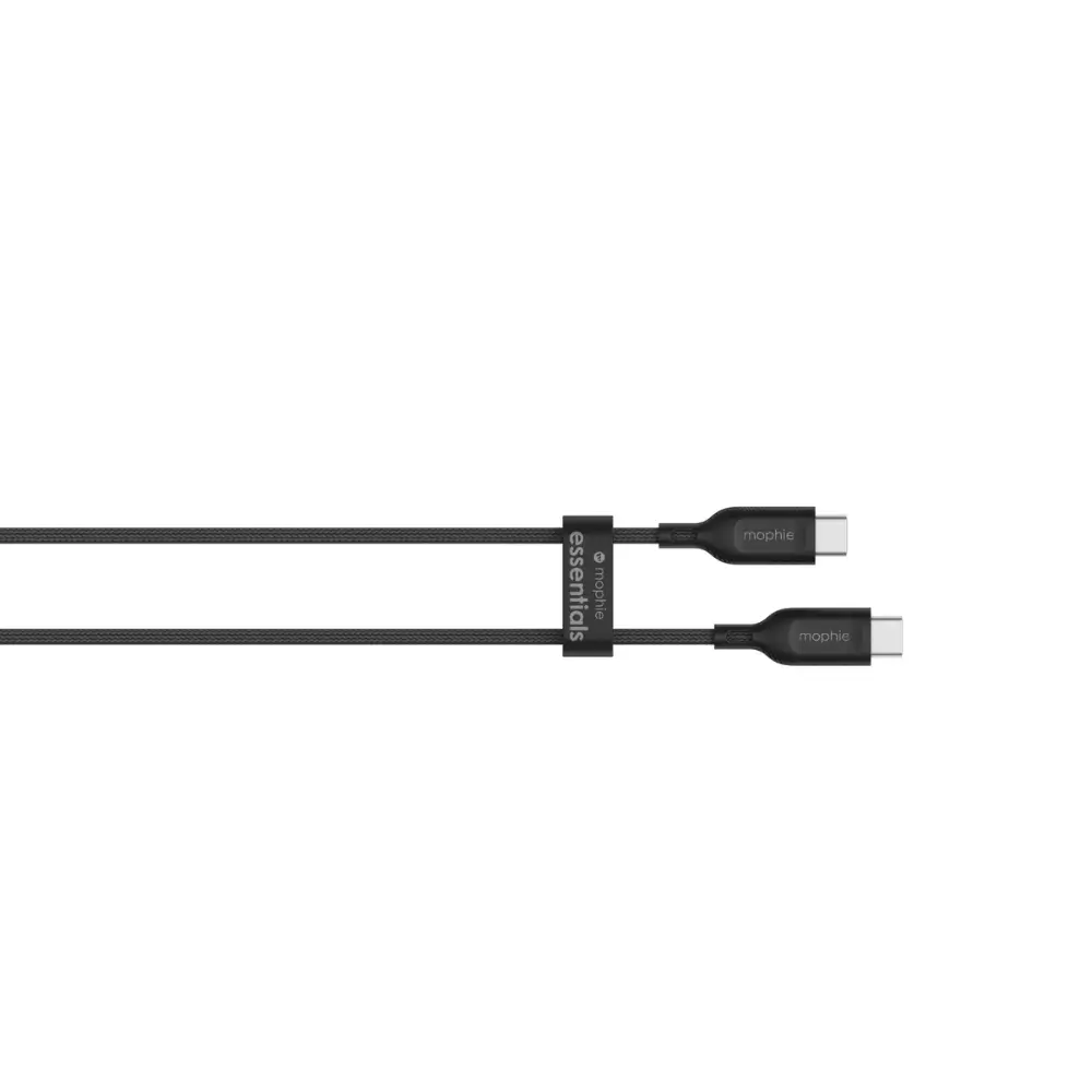 Cable Mophie trenzado USB-C a USB-C 60w 1m - Negro - Image 4