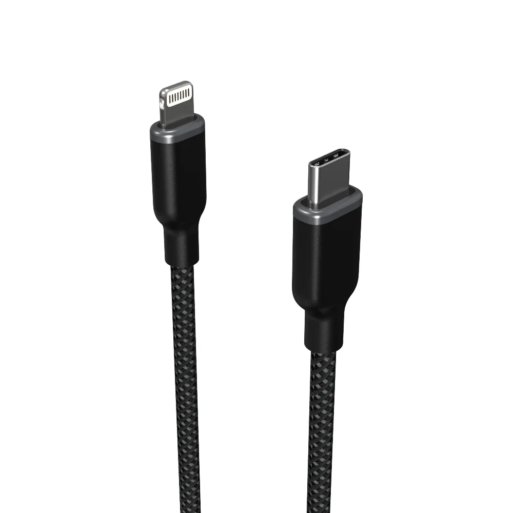 Cable Mophie Trenzado USB-C a Lightning 1m - Negro - Image 8