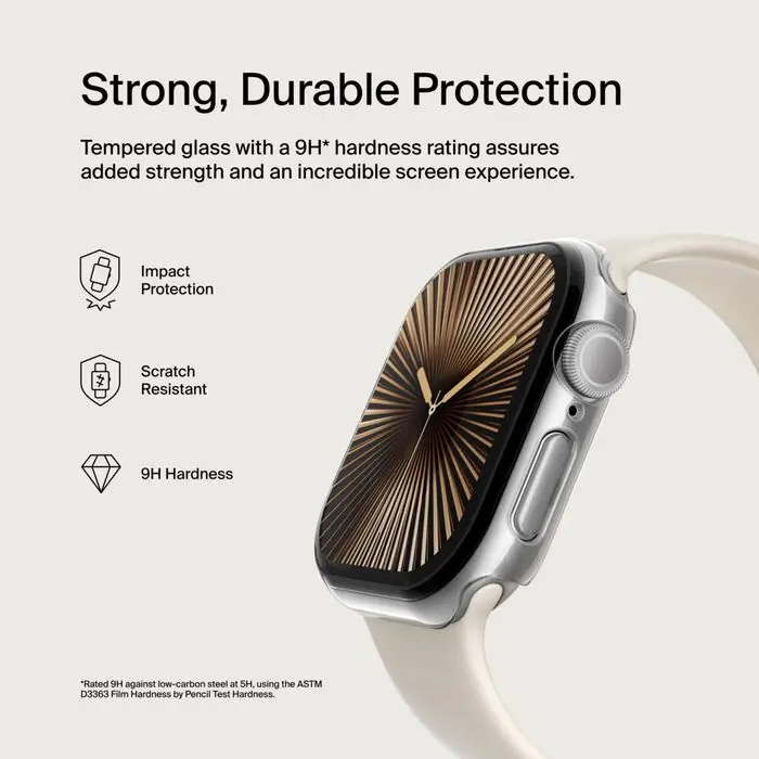 Case 360 Belkin Antimicrobial para Watch S10/46mm-Transparente - Image 2