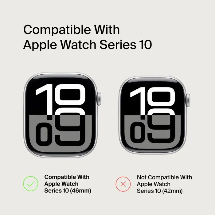 Case 360 Belkin Antimicrobial para Watch S10/46mm-Transparente - Image 3