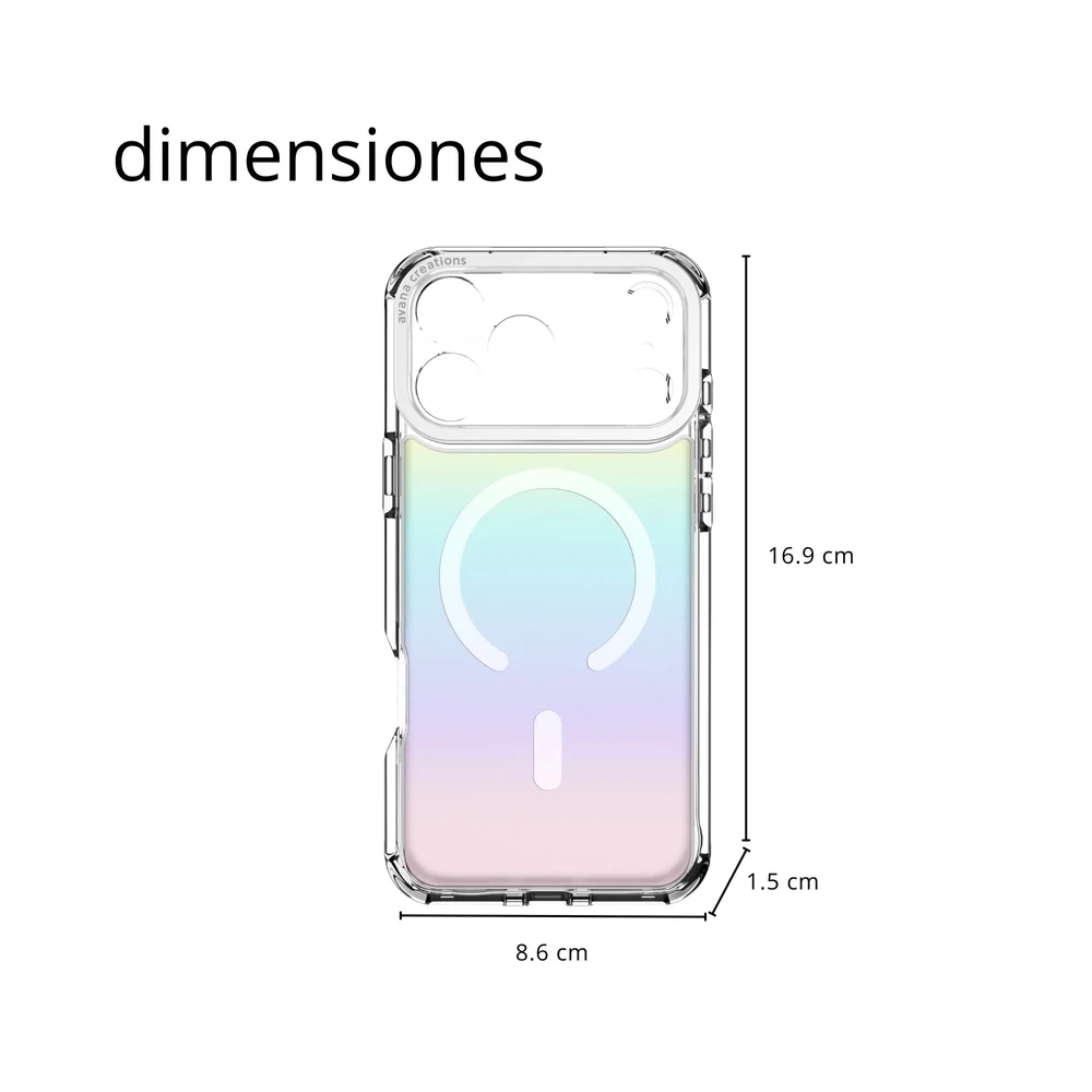 Case Avana Cosmic Frost con MagSafe para iPhone 17 Pro Max - Violeta Cósmico - Image 15