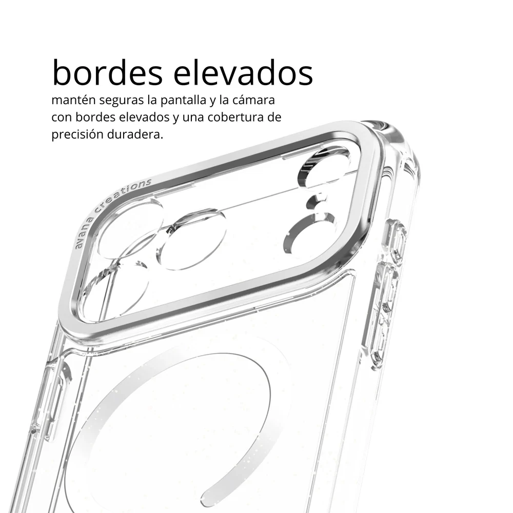 Case Avana Starlight con MagSafe para iPhone 17 Pro Max - Plata - Image 8