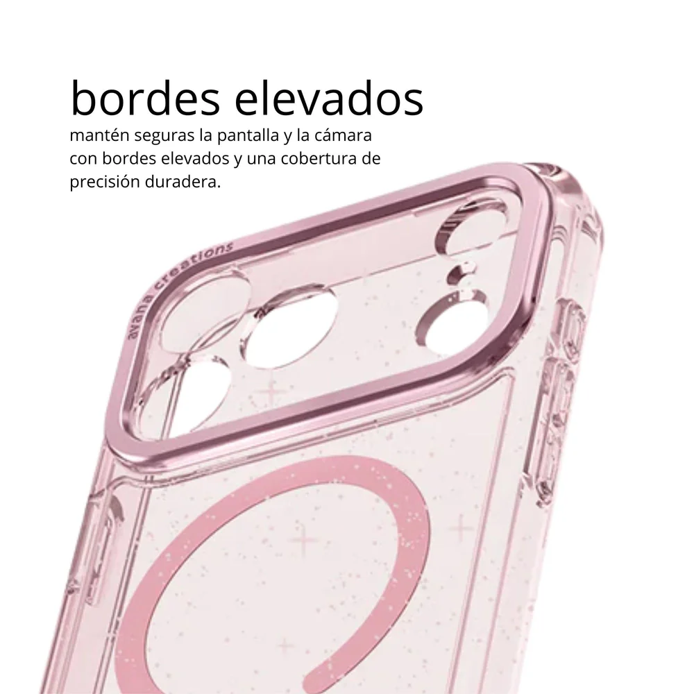 Case Avana Starlight con Magsafe para iPhone 17 Pro Max - Rosa - Image 8