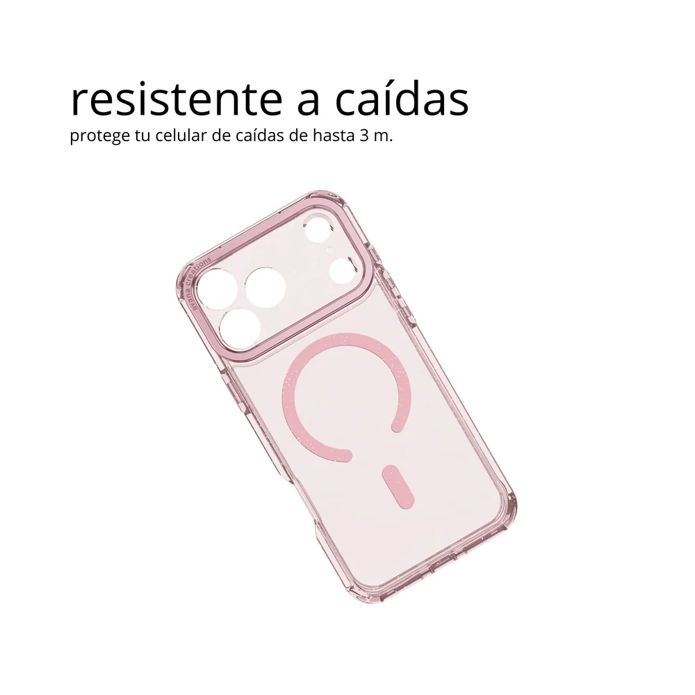 Case Avana Starlight con Magsafe para iPhone 17 Pro Max - Rosa - Image 9