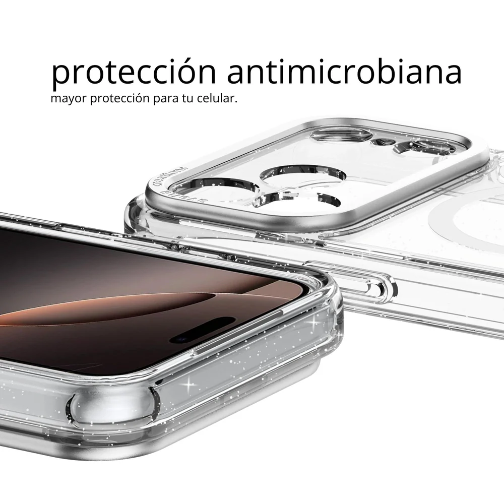 Case Avana Starlight con MagSafe para iPhone 17 Pro - Plata - Image 12
