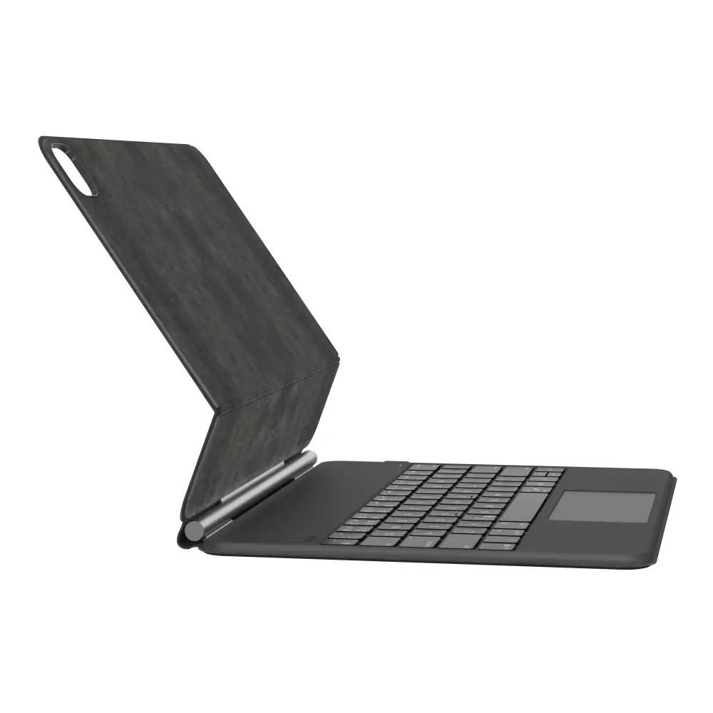 Teclado Pro Belkin para iPad Air 13 (M2, M3, M4), iPad Pro 12.9 (3ra a 6ta gen) con Soporte Magnético - Gris