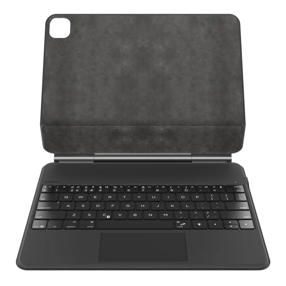 Teclado Pro Belkin para iPad Air 13 (M2, M3, M4), iPad Pro 12.9 (3ra a 6ta gen) con Soporte Magnético - Gris - Image 3