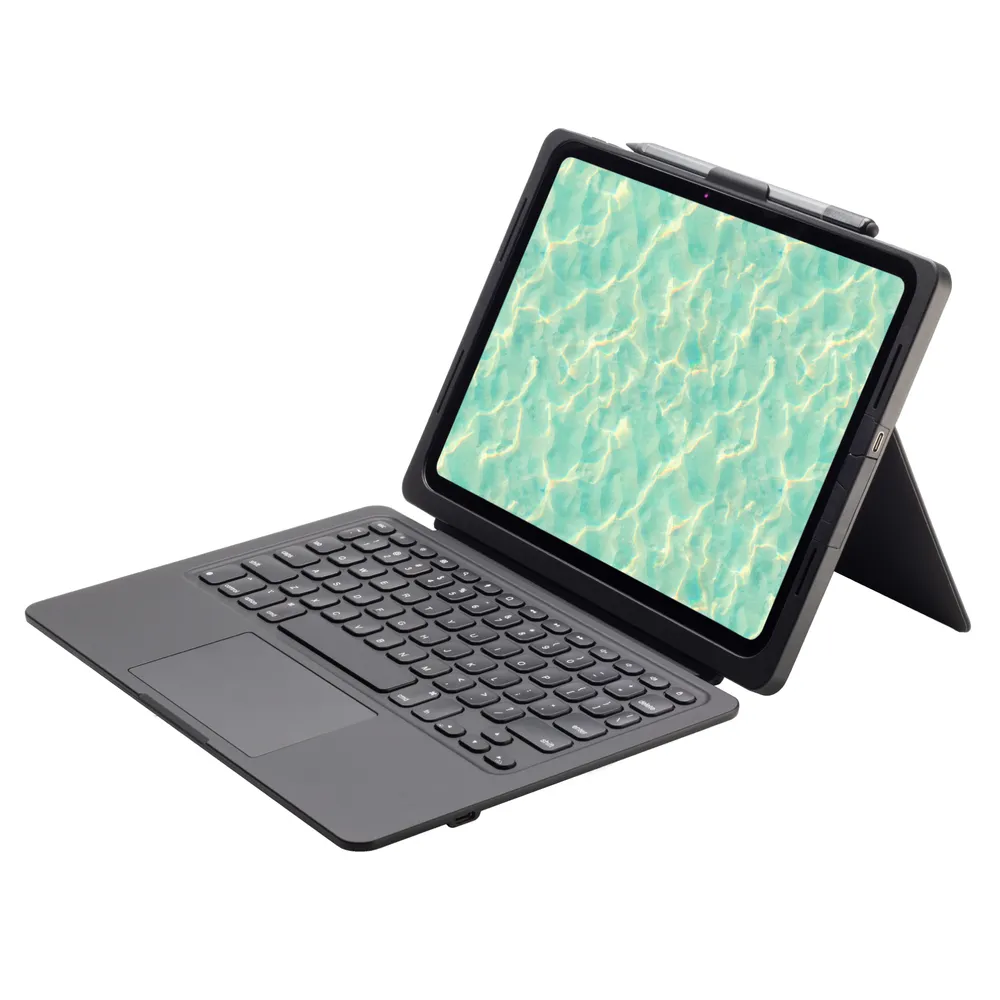 Case con Teclado Zagg Pro Keys Connect para iPad 11 (A16)/iPad 10ma - Gris