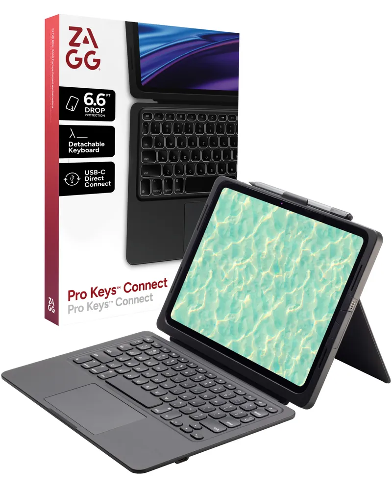 Case con Teclado Zagg Pro Keys Connect para iPad Air 11 (M4/M3/M2) - Gris - Image 7