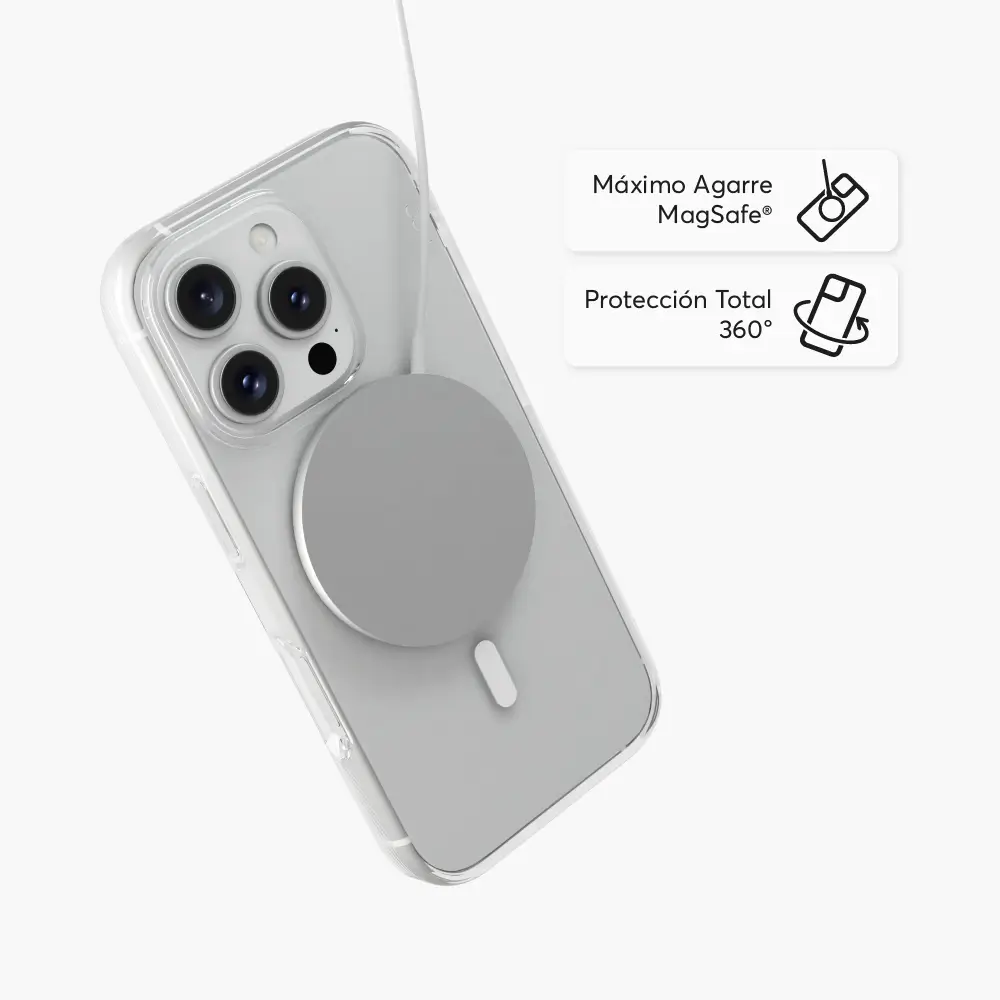 Case NCO SafeCase Force con MagSafe para iPhone 16 Pro - Transparente - Image 4