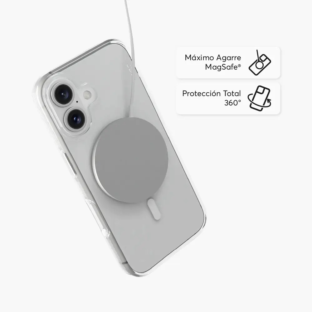 Case NCO SafeCase Force con MagSafe para iPhone 16 - Transparente - Image 4