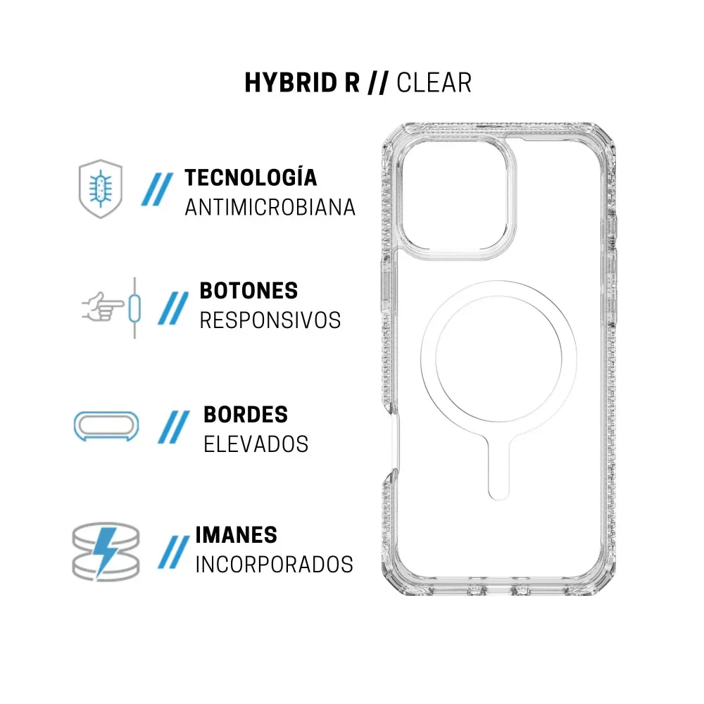 Case ItSkins para iPhone 16 Pro con MagSafe - Transparente - Image 3