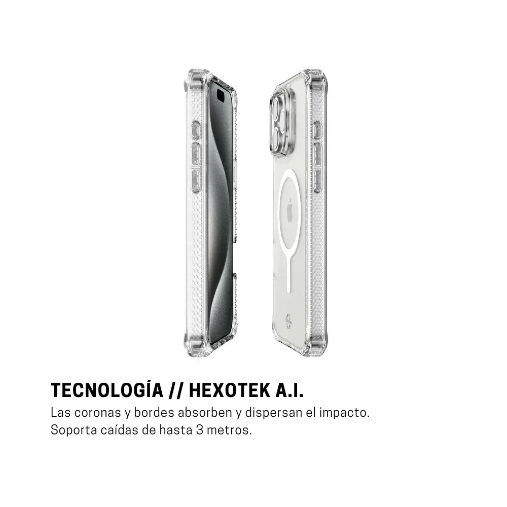 Case ItSkins para iPhone 16 Pro con MagSafe - Transparente - Image 6