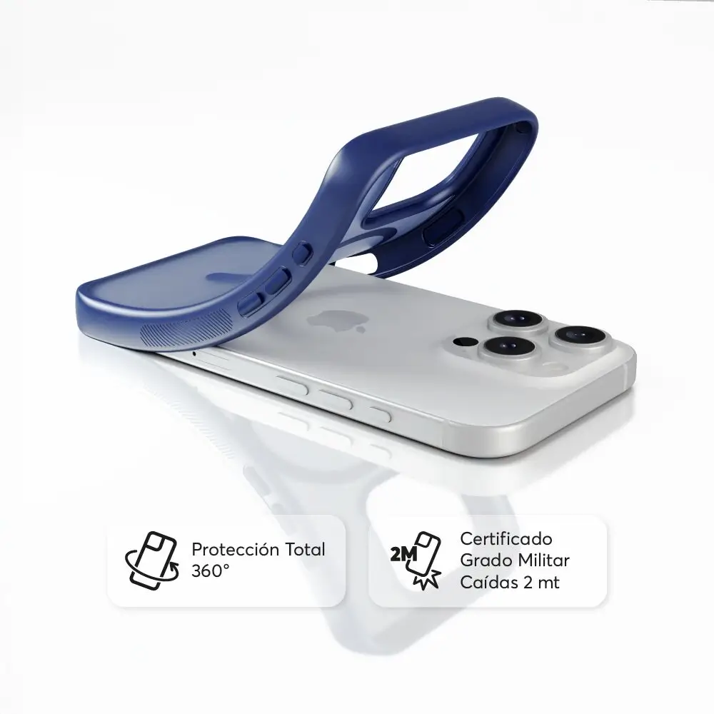 Case NCO SafeCase Lite con MagSafe para iPhone 16 Pro - Azul - Image 3