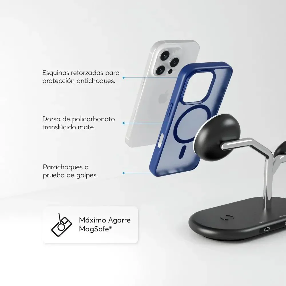 Case NCO SafeCase Lite con MagSafe para iPhone 16 Pro - Azul - Image 4