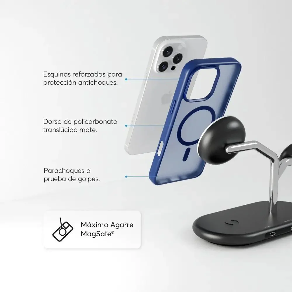 Case NCO SafeCase Lite con MagSafe para iPhone 16 Pro Max - Azul - Image 4