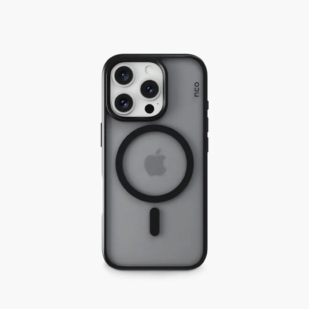 Case NCO SafeCase Lite con MagSafe para iPhone 16 Pro - Negro