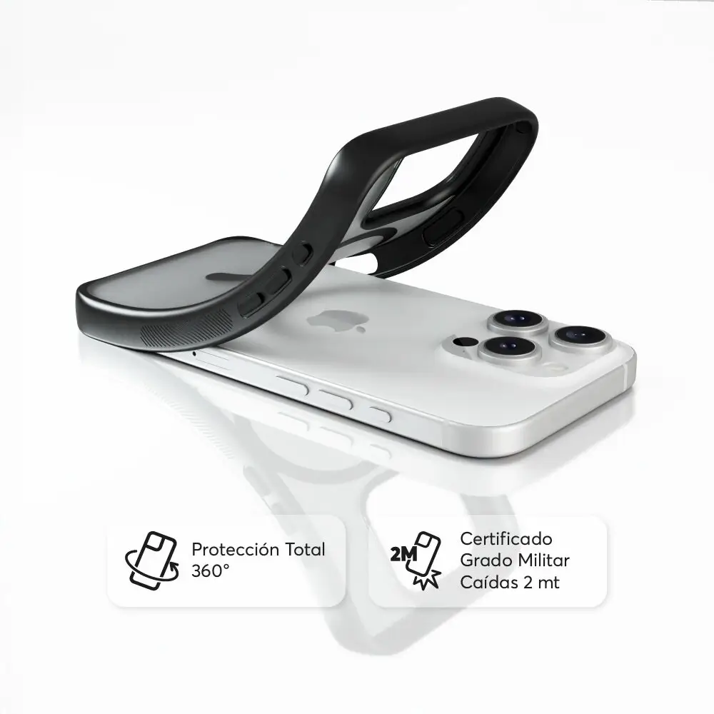Case NCO SafeCase Lite con MagSafe para iPhone 16 Pro - Negro - Image 3