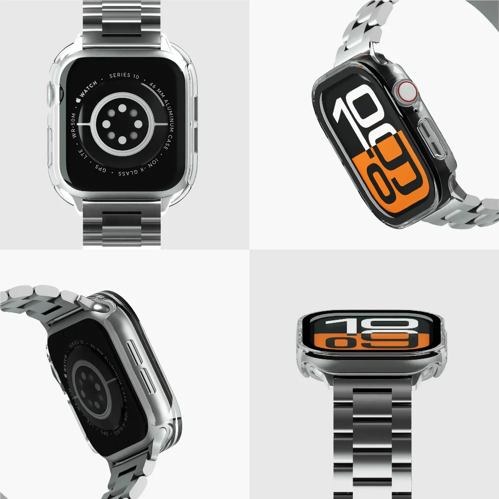 Case NCO ClearCase Crystal para Apple Watch Series 11 / 10 - 42mm - Transparente - Image 6