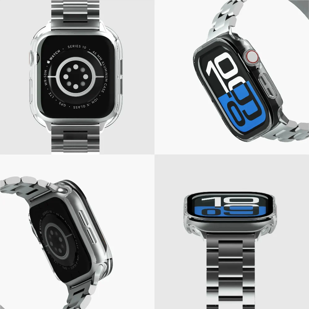 Case NCO ClearCase Crystal para Apple Watch Series 11 / 10 - 46mm - Transparente - Image 6