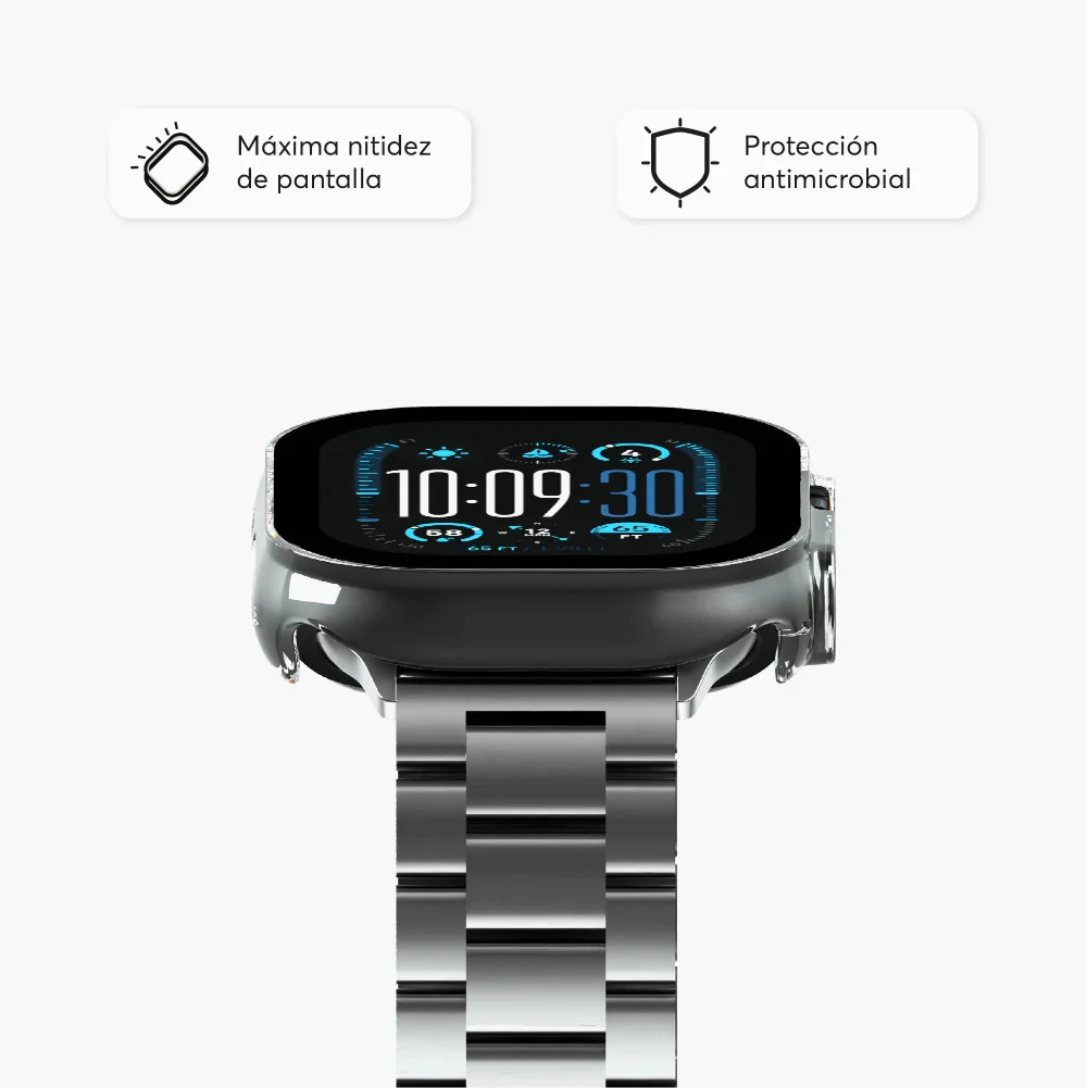 Case NCO ClearCase Crystal para Apple Watch Ultra 3 / 2 / 1 - 49mm - Transparente - Image 5