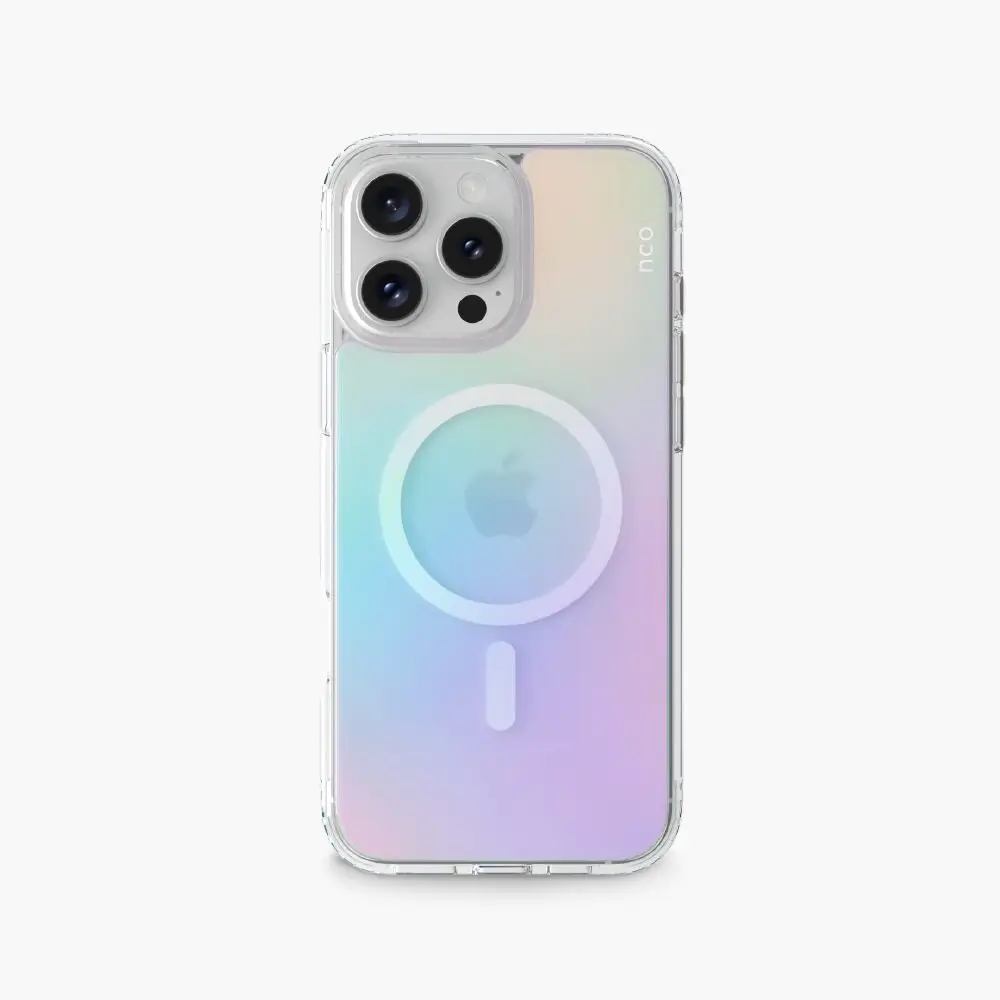 Case NCO SafeCase Clear con MagSafe para iPhone 16 Pro Max - Multicolor