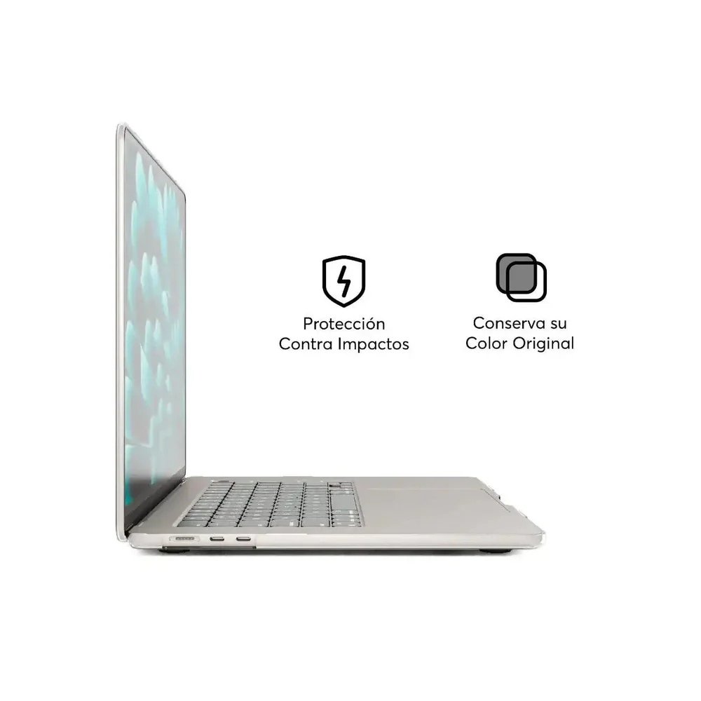 Hardcase NCO para MacBook Air 15 (M2, M3, M4, M5) - Transparente - Image 4