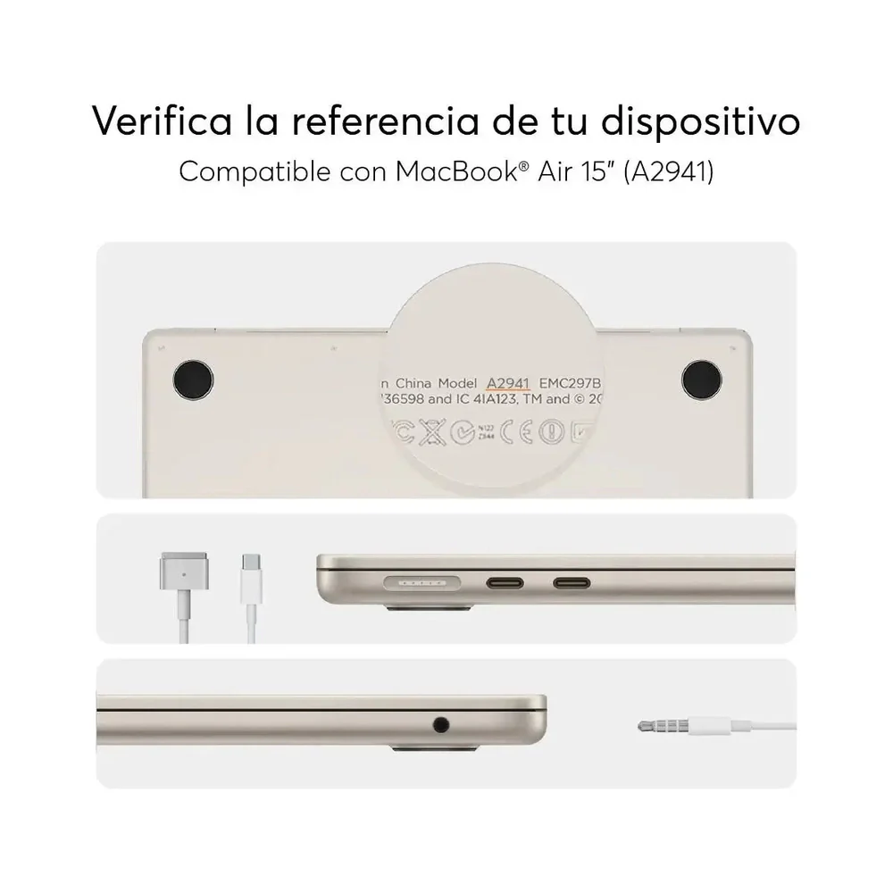 Hardcase NCO para MacBook Air 15 (M2, M3, M4, M5) - Transparente - Image 7